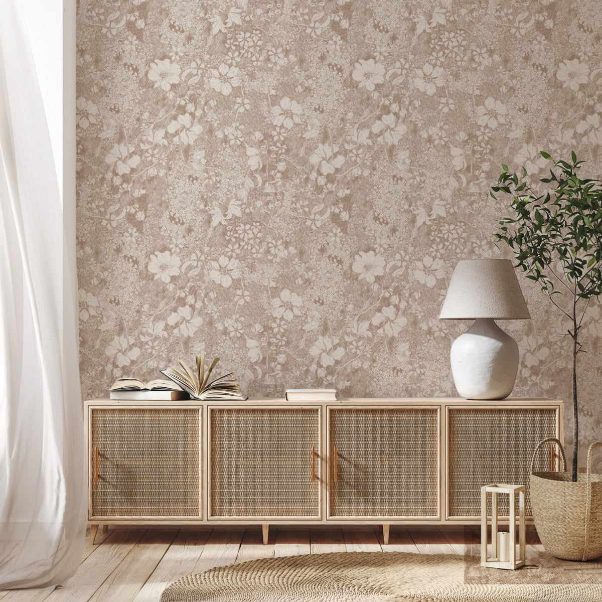 Amelia Flower Beige