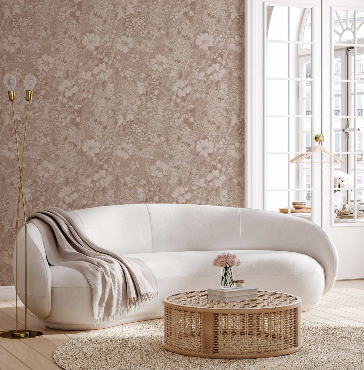 Amelia Flower Beige