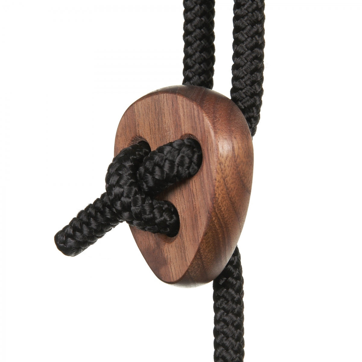 Lillagunga Rings - Walnut - Black Rope