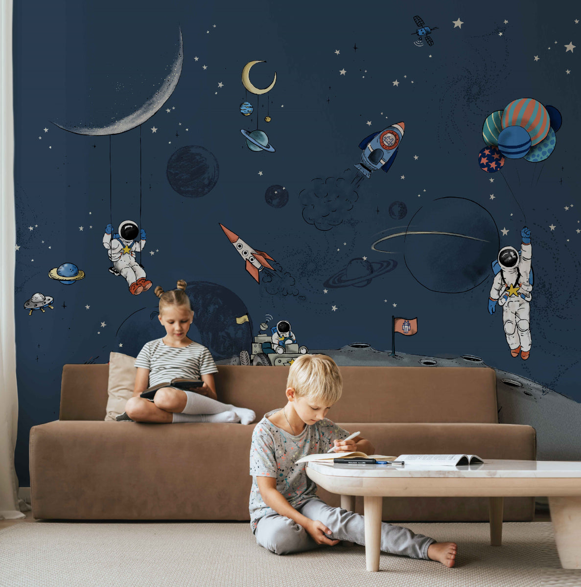 Mural Into The Galaxy Dark