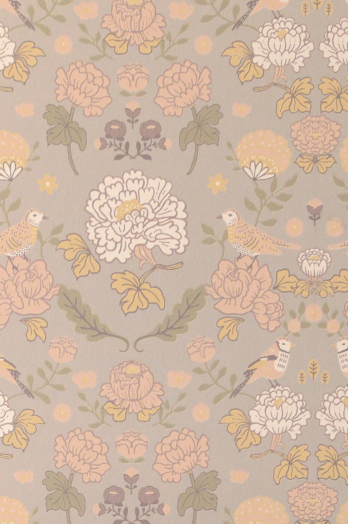 Majvillan June mindful grey behang sfeerbeeld kinderkamer detail