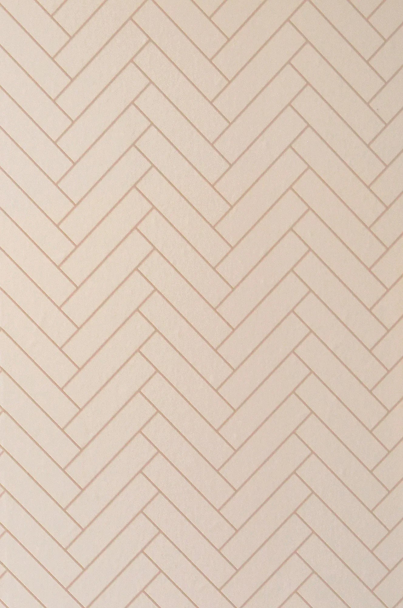 Majvillan Herringbone sandy beige behang sfeerbeeld kinderkamer detail