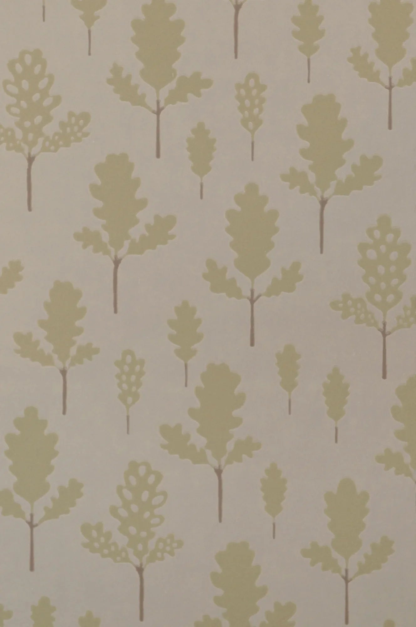 Majvillan Oak greige blue behang sfeerbeeld kinderkamer detail