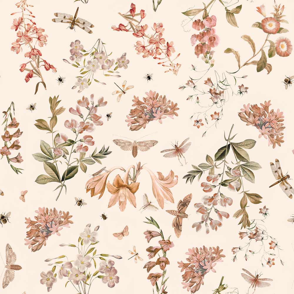 Dekornik Botanical Orchard Behang kinderkamer behang — Scandinavisch design in zachte kleuren voor babykamer en kinderkamer