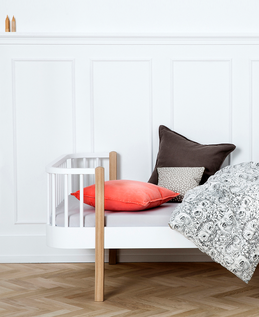 Wood Original Bed White/oak