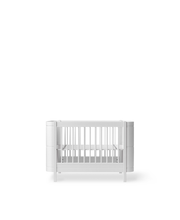 Wood Mini+ Cot Bed Excl. Junior Kit White