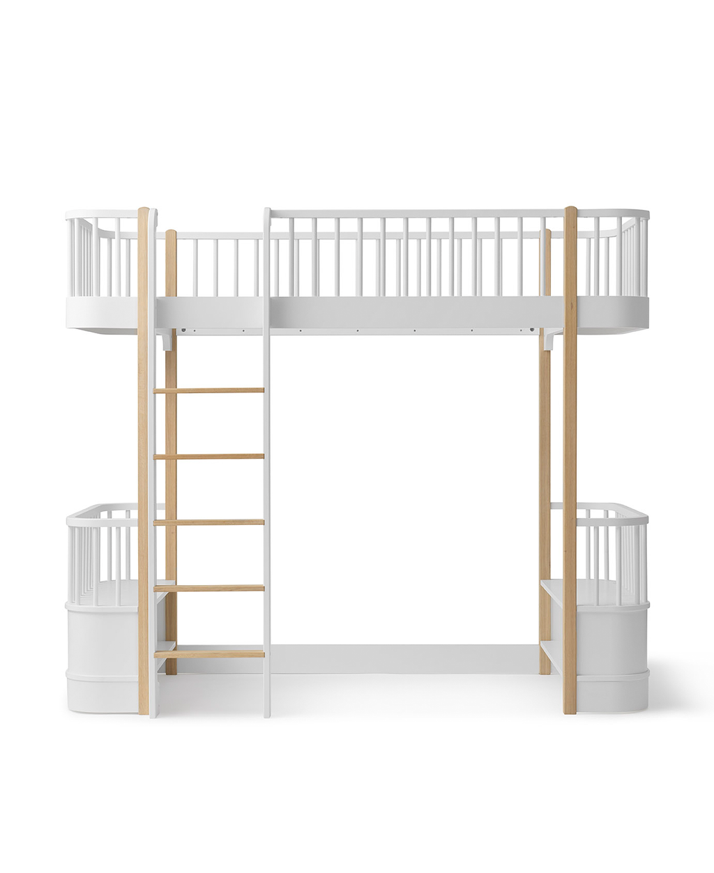 Wood Original Loft Bed White/oak