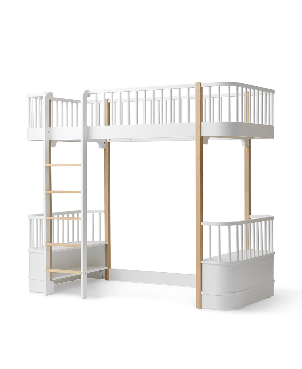 Wood Original Loft Bed White/oak