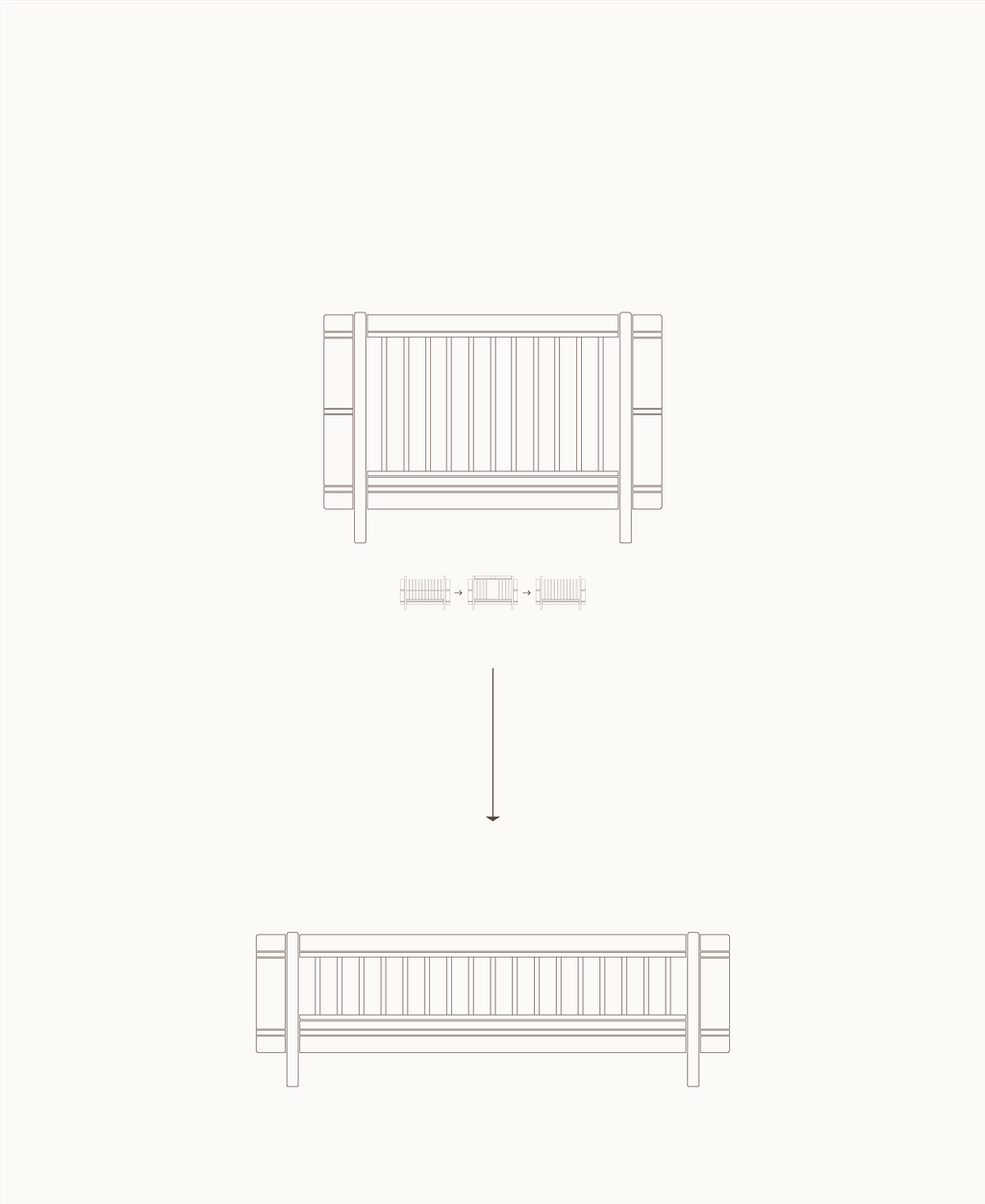 Conversiekit Mini+ Cot Naar Mini+ Junior Bed White