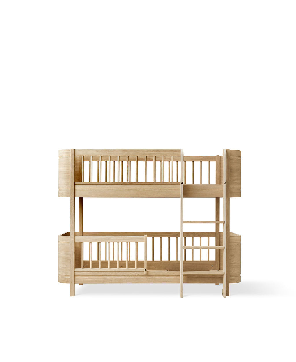 Wood Mini+ Low Bunk Bed Oak