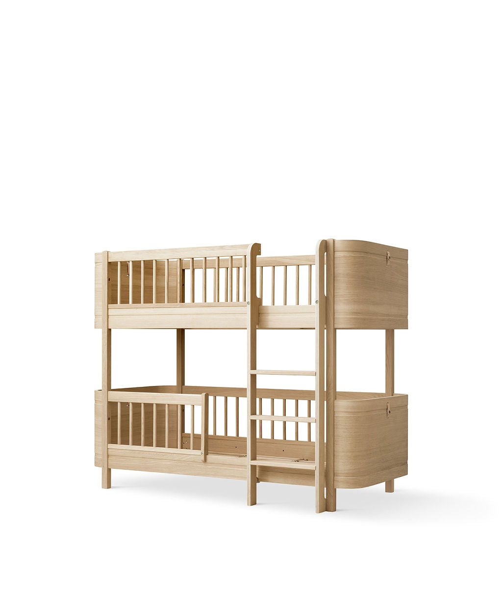 Wood Mini+ Low Bunk Bed Oak