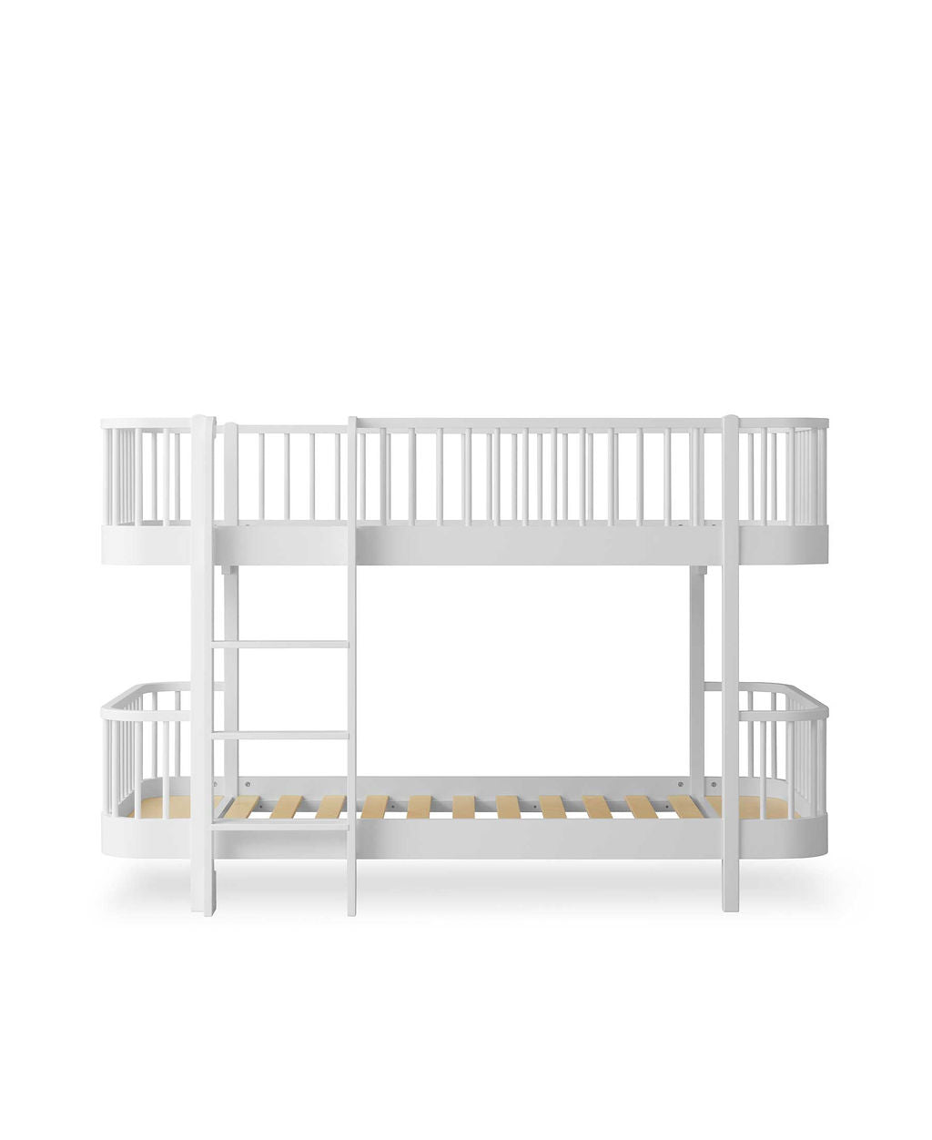 Original low bunk bed to bunk bed, white