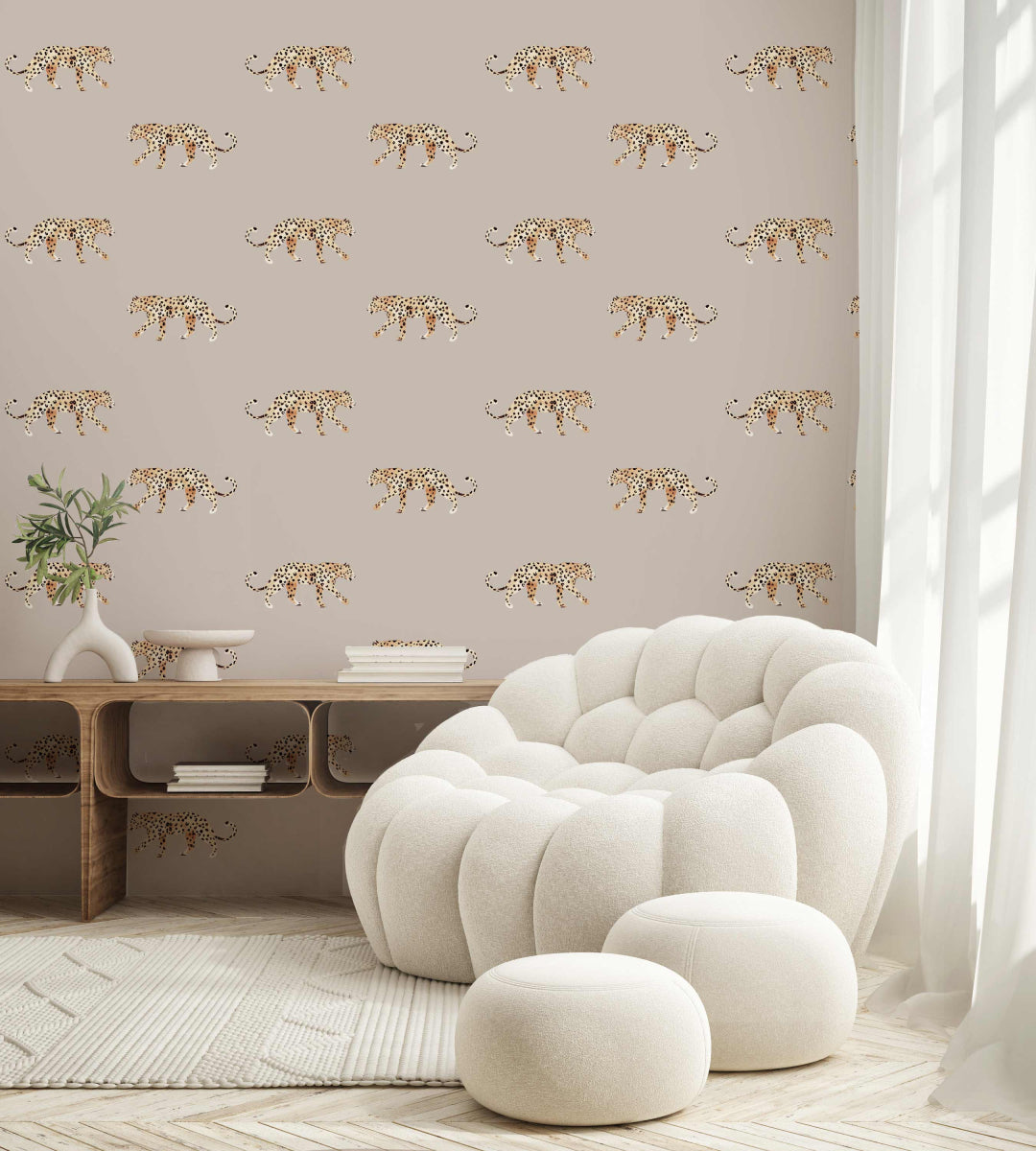 Behang Leopard Nude