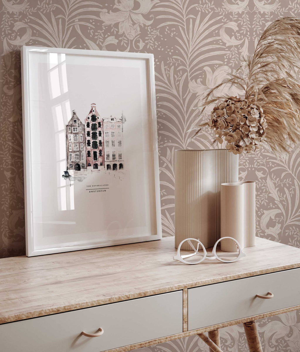 Donna Floral Beige