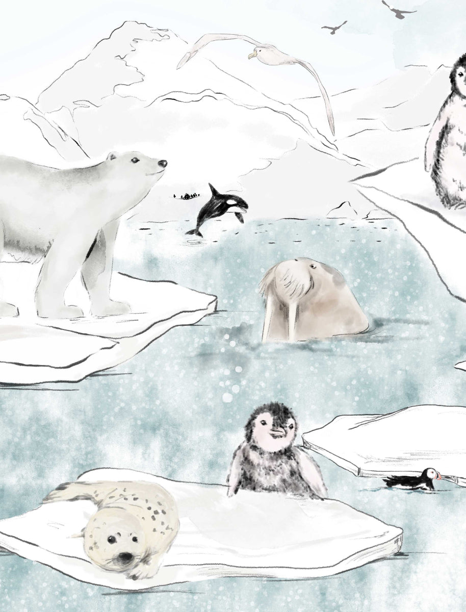 Mural Antartica