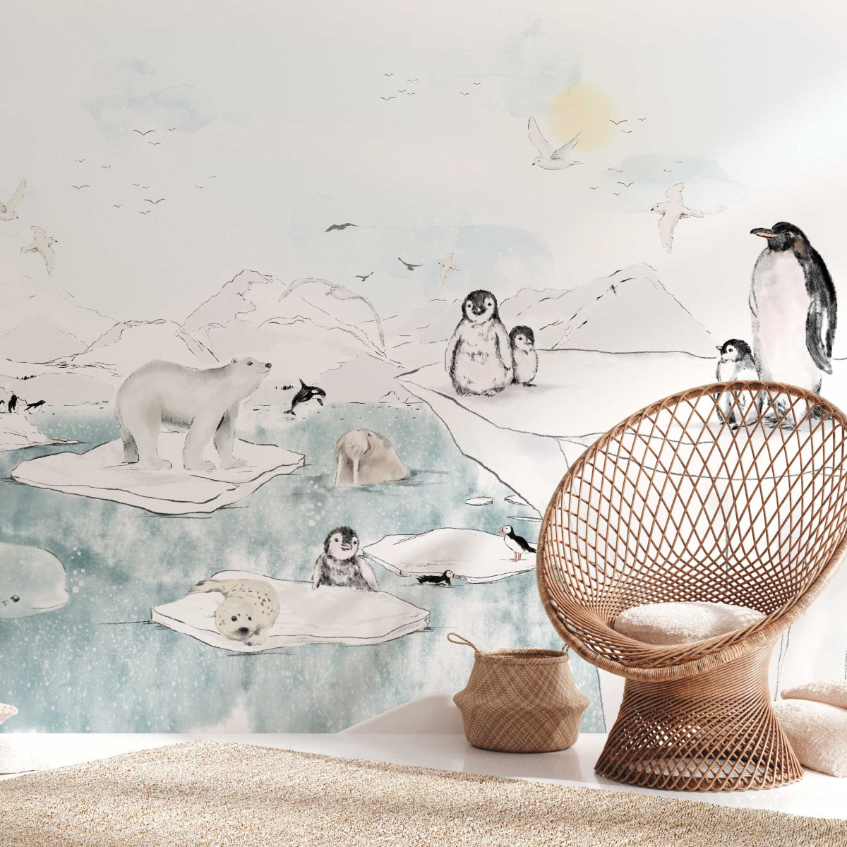 Mural Antartica