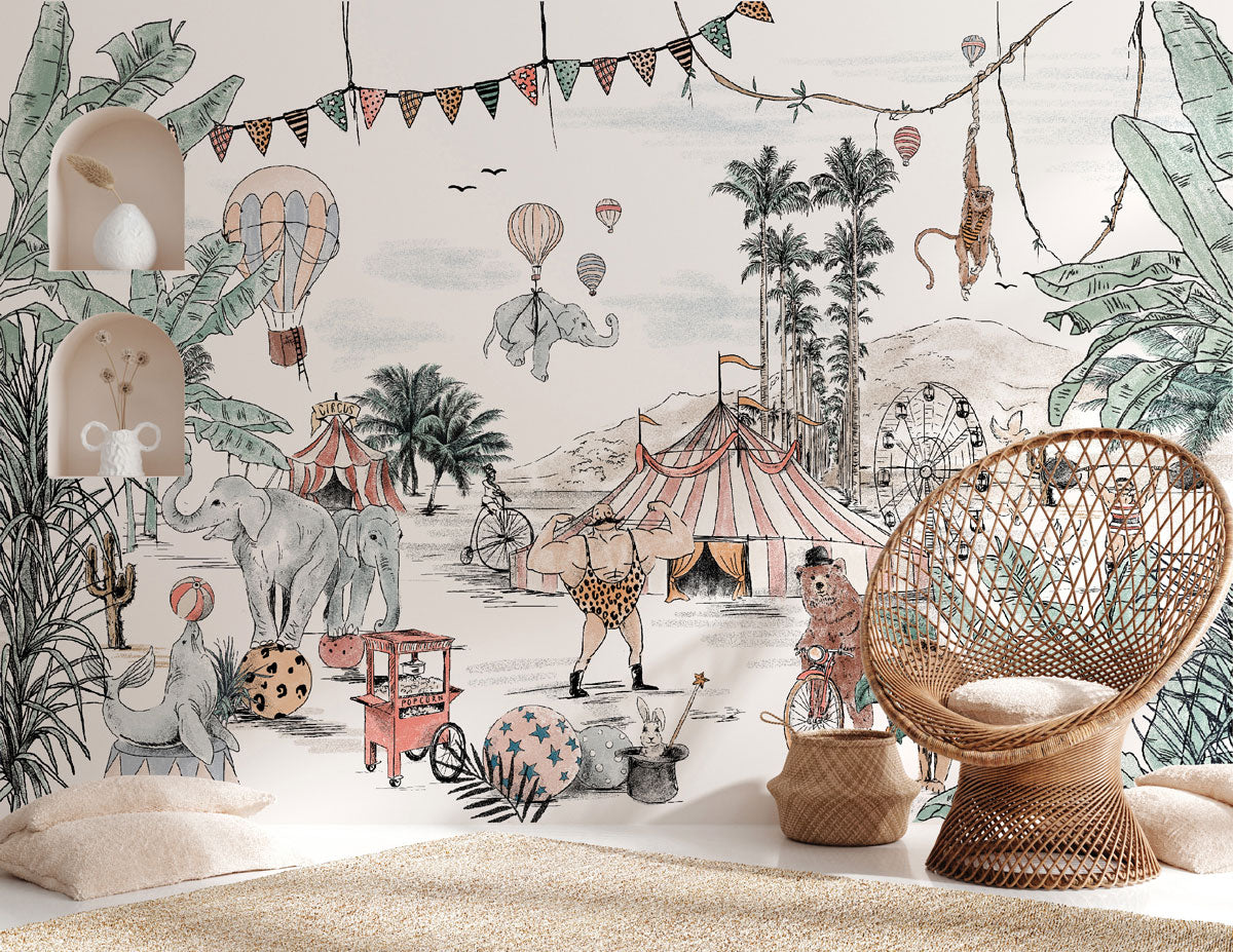 Mural Cirque Du Fantasy