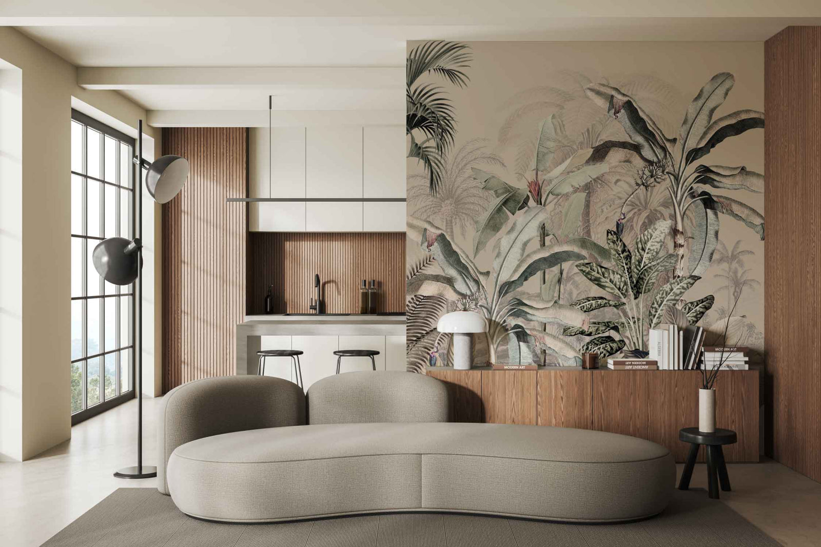Mural Dreamy Jungle Beige