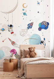 Mural Into The Galaxy Light