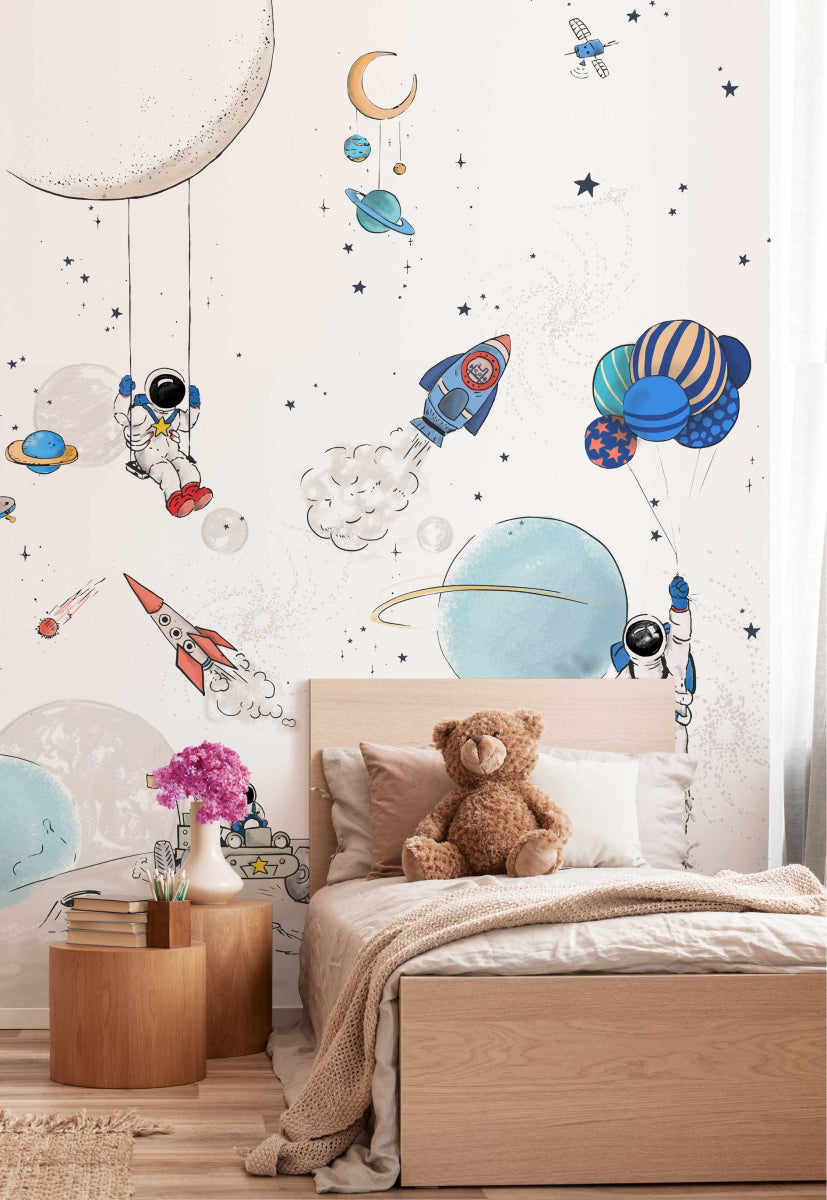 Mural Into The Galaxy Light