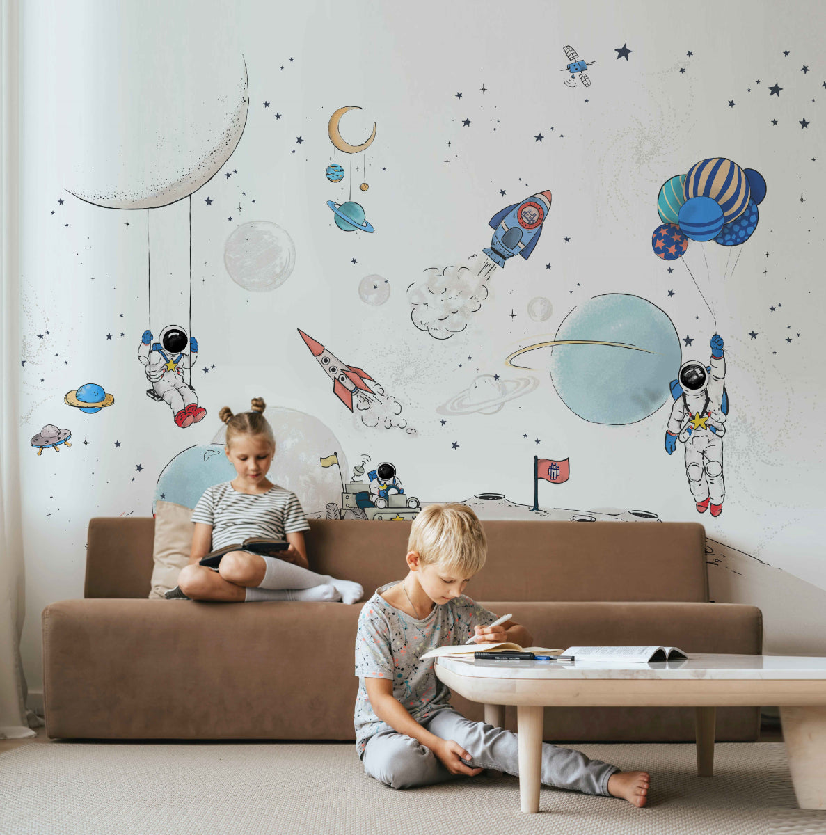 Mural Into The Galaxy Light