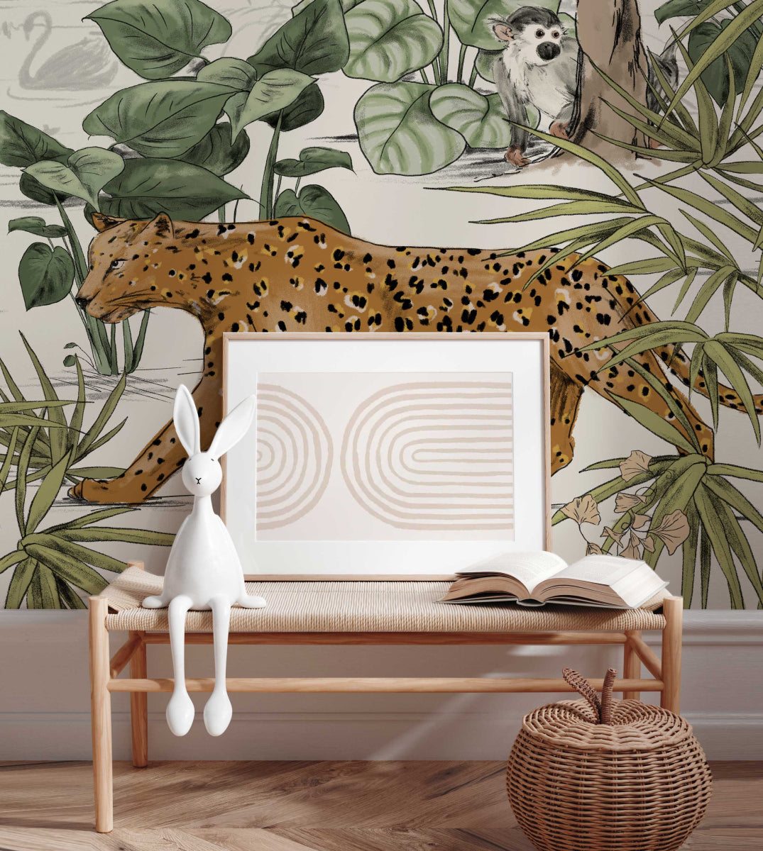 Mural Jungle Jazz Off White