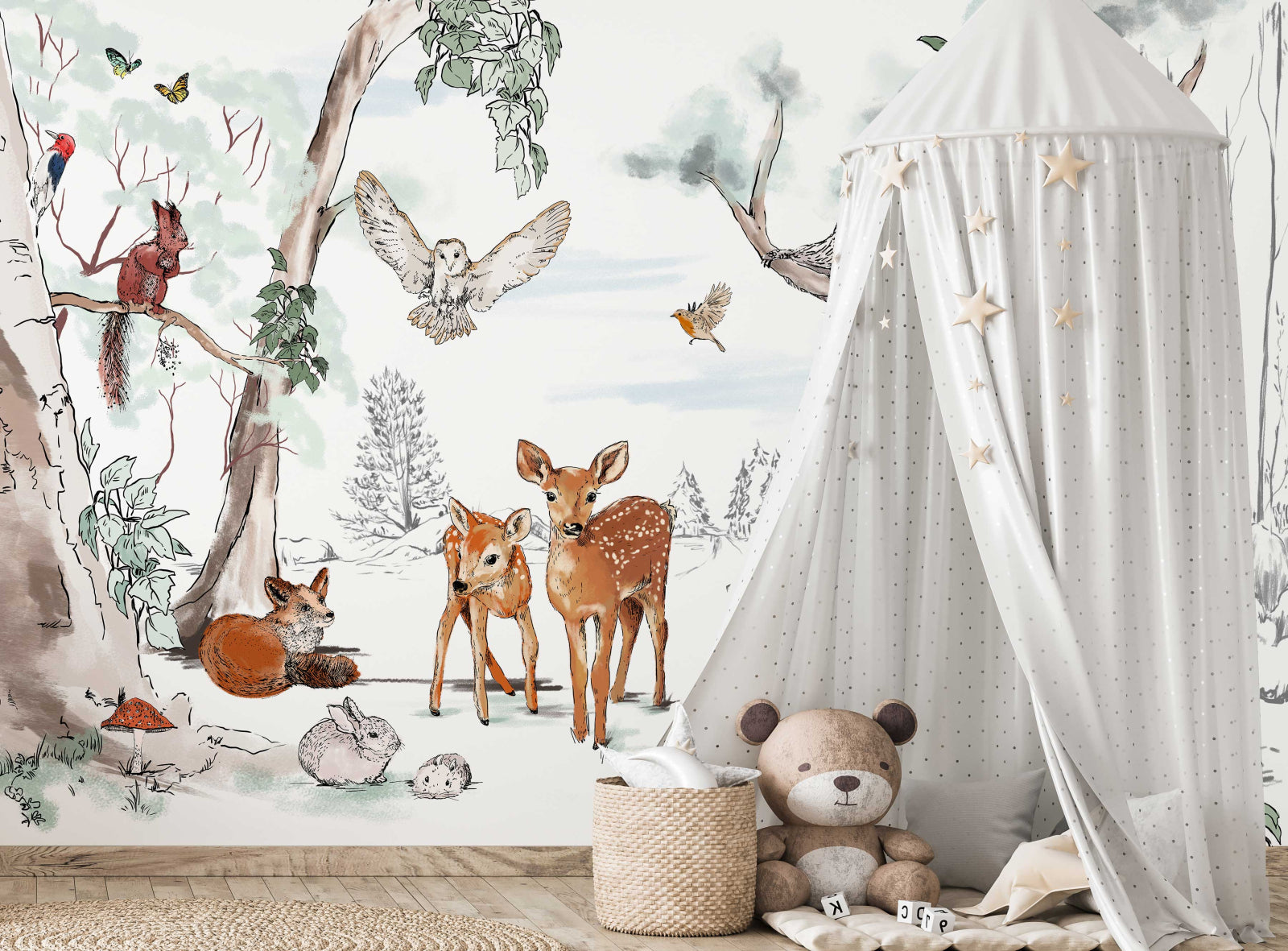 Mural Magical Forest