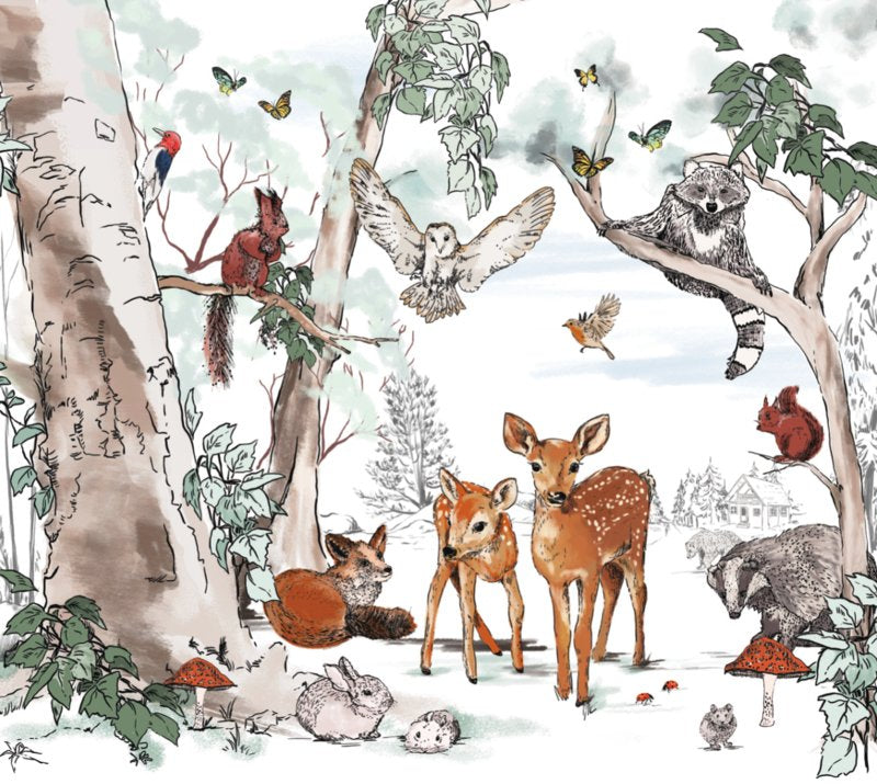 Mural Magical Forest