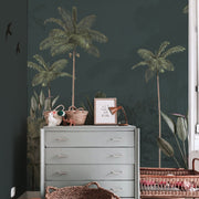 Mural Tropical Wilderness Dark
