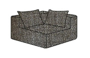 Hoes Voor De Slow Coin Hoekbank Chevron Noir