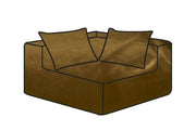 Hoes Voor De Slow Coin Hoekbank Royal Velvet Forest