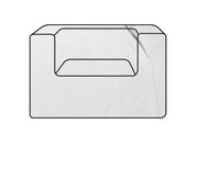 Hoes Voor De Slow Cub Fauteuil Linnen Blanc