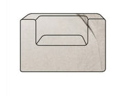 Hoes Voor De Slow Cub Fauteuil Linnen Craie