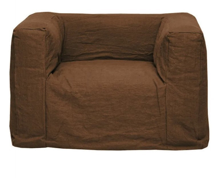 Hoes Voor De Slow Cub Fauteuil Linnen Steppe