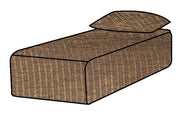 Hoes Voor De Slow Daybed Corduroy Sepia