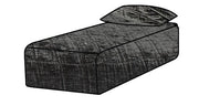 Hoes Voor De Slow Daybed Crumpled Velvet Anthracite