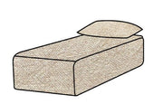 Hoes Voor De Slow Daybed Grosse Trame Linnen