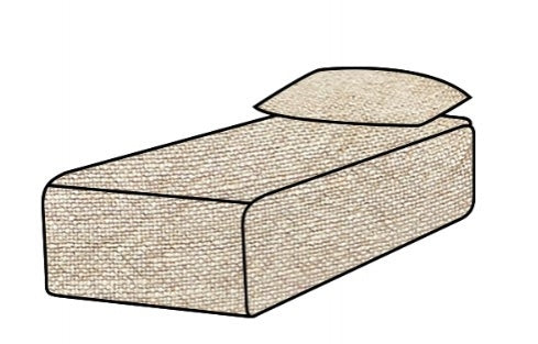 Hoes Voor De Slow Daybed Grosse Trame Linnen