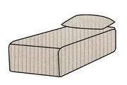 Hoes Voor De Slow Daybed Velours Ribcord Ivory