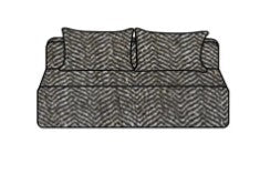 Hoes Voor De Slow Geek Bank Chevron Noir