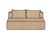 Hoes Voor De Slow Geek Bank Velours Ribcord Sand