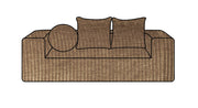 Hoes Voor De Urban Coopl Bank Corduroy Sepia