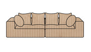 Hoes Voor De Urban Familybank Ribcord Sand
