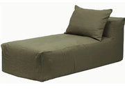 Slow Chill Chaise Longue Linnen Kaki