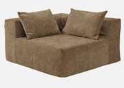Slow Coin Hoekbank Corduroy Sepia