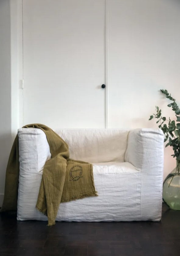 Slow Cub Fauteuil Linnen Butternut