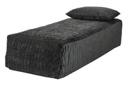 Slow Daybed Crumpled Velvet Anthracite