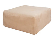 Slow Poef Velours Ribcord Sand