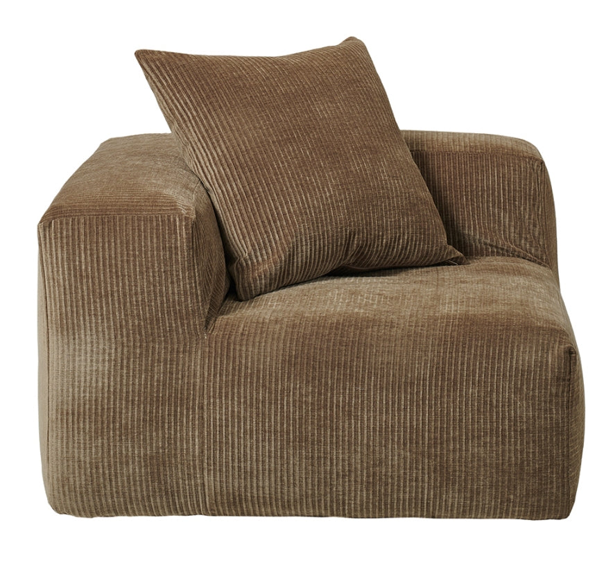 Urban Coin Hoekbank Corduroy Sepia