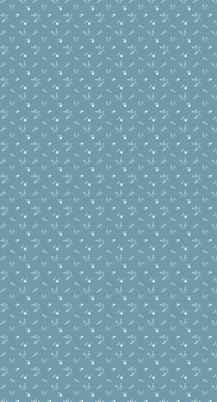 Behang Bloemenzee Mini-blauw